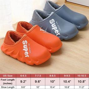 img 1 attached to 🔥 Cozy and Stylish: Lelayoon Men's Winter Slippers with Fluffy Memory Foam