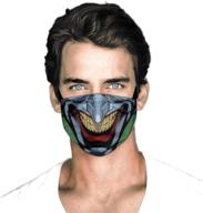 yiyi smile adjustable sport outdoor face mask: reusable & breathable bandanas for men and women logo