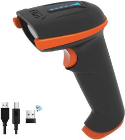 img 4 attached to 📱 Tera Barcode Scanner with Battery Indicator - Wireless & Wired, 1D/2D QR Code Reader, Compact Plug and Play, Portable Handheld Scanner for Digital Print Bar Codes