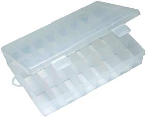 img 4 attached to 💎 Organize and Display Your Jewelry with the Paialco Plastic Clear Jewelry Tray - 24 Compartment Slot Adjustable White Design