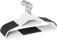 finnhomy bar design heavy duty 50 pack plastic hangers with non-slip pads - ideal for shirts, pants, scarves, coats, and more логотип