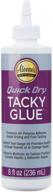 🏃 quick-dry tacky glue - aleene's 17843, 8oz logo