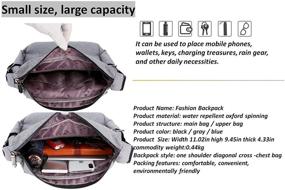 img 1 attached to Wxnow Waterproof Crossbody Shoulder Messenger Women's Handbags & Wallets in Shoulder Bags