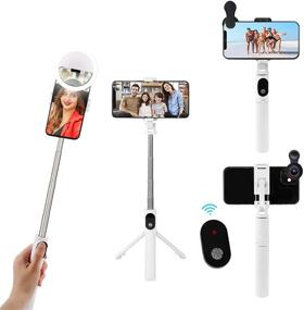 img 4 attached to Extendable Selfie Vlogging Accessories Samsung