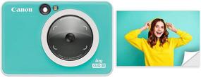 img 4 attached to Canon IVY CLIQ 2 Instant Camera Printer with Mini Photo Printing, Turquoise (Matte)