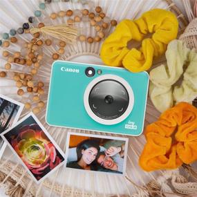 img 2 attached to Canon IVY CLIQ 2 Instant Camera Printer with Mini Photo Printing, Turquoise (Matte)