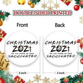 img 3 attached to 🎄 2021 Double-Side Printed Friends Christmas Ornaments: Funny Gifts for Women, Men, and Family