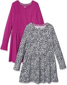 img 3 attached to 👗 Длинные вязаные игровые платья Spotted Zebra для девочек от бренда Amazon.