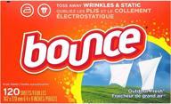 🌿 bounce dryer sheets laundry fabric softener with outdoor fresh scent - 120 count logo