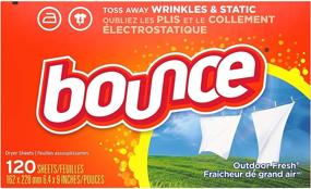 img 4 attached to 🌿 Bounce Dryer Sheets Laundry Fabric Softener with Outdoor Fresh Scent - 120 Count