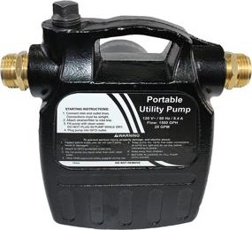 img 3 attached to 🚰 EXTRAUP 115V 0.5HP 1500 GPH Heavy-Duty High-Pressure Cast Iron Water Transfer Utility Pump with Brass Connectors and Suction Strainer