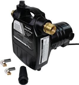 img 4 attached to 🚰 EXTRAUP 115V 0.5HP 1500 GPH Heavy-Duty High-Pressure Cast Iron Water Transfer Utility Pump with Brass Connectors and Suction Strainer