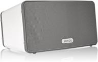 🔊 sonos play:3 - stream music wirelessly with alexa, amazon certified smart home speaker (white) logo