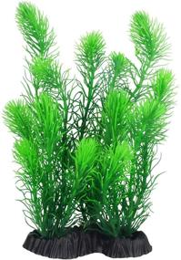 img 3 attached to MyLifeUNIT Artificial Aquarium Plants: Enhancing Fish Tank Decor with a Pack of 4 Vibrant Decorations