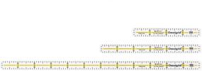 img 2 attached to Omnigrid 4 6 12 Inch Marking Ruler Trio