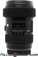 🎯 enhance focus precision with the seamless follow focus gear for sigma 18-35mm f/1.8 dc hsm art lens logo