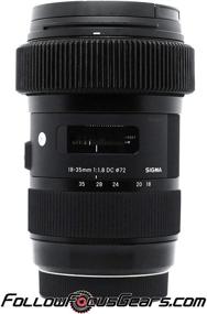 img 4 attached to 🎯 Enhance Focus Precision with the Seamless Follow Focus Gear for Sigma 18-35mm f/1.8 DC HSM Art Lens