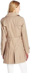img 1 attached to Stylish and Chic: Via Spiga Women's Double-Breasted Pleated Coats, Jackets & Vests