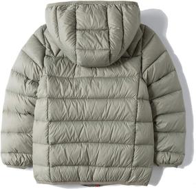 img 2 attached to Tronjori Boys Quilted Jacket Silver Boys' Clothing