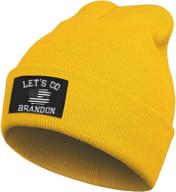 mowan brandon beanies women warm acrylic sports & fitness logo