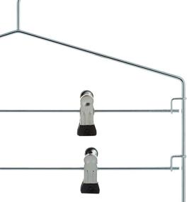 img 2 attached to 👕 Maximize Closet Space with the Organize It All Chrome 4 Tier Swing Arm Slack Closet Hanger