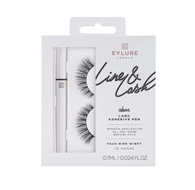 img 4 attached to Eylure Liner Lash Kit in Clear/White: Effortlessly Define and Enhance Your Eyes