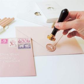 img 1 attached to UNIQOOO Metallic Silver Glue Gun Sealing Wax Sticks - Perfect for Christmas Cards, Wedding Invitations, Envelopes, Wine Packages - Pack of 8