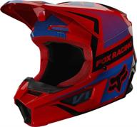 fox racing oktiv helmet fluorescent logo