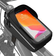 🚲 velmia bike phone mount bag: waterproof, touchscreen sensor, front frame holder & more logo