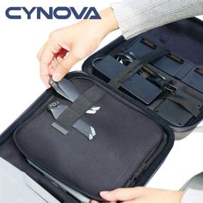 img 2 attached to 🎒 Ultimate Protection for Your CYNOVA Mavic Air 2: Hard Storage Shoulder Bag and Drone Accessories Case