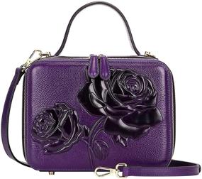 img 4 attached to 👜 "PIJUSHI Designer Handbags: Stylish Satchel Crossbody for Women, Including Handbags, Wallets, and Satchels