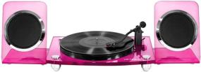 img 3 attached to Victrola Modern Acrylic 2-Speed Bluetooth Turntable With 40-Watt Wireless Speakers