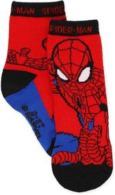 img 1 attached to 🕷️ Spider-Man Superhero Adventures 6-Pack Gripper Socks for Boys (Baby/Toddler)