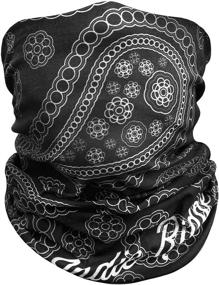 img 4 attached to Indie Ridge Paisley Motorcycle Face Mask - Enhanced Dust and Wind Protection for Riding, Outdoor Activities, and Neck Gaiter