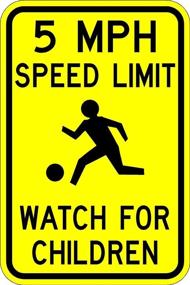 img 1 attached to Speed Limit Watch Children Sign