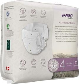 img 3 attached to 👶 Bambo Nature Premium Eco-Friendly Baby Diapers - Size 4 (27 Count), Sizes 1-6 Available