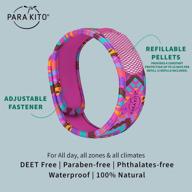 para'kito waterproof mosquito insect & bug repellent wristband - outdoor pest repeller bracelet with natural essential oils (native) logo