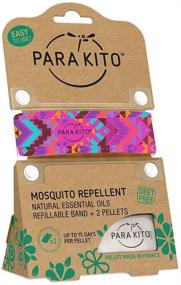 img 3 attached to PARA'KITO Waterproof Mosquito Insect & Bug Repellent Wristband - Outdoor Pest Repeller Bracelet with Natural Essential Oils (Native)
