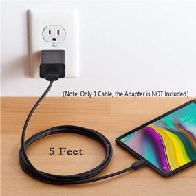 img 1 attached to 🔌 5ft Charger Cable for JBL Charge 4 - Suitable for JBL Flip 5, JRPOP Speaker, Endurance Peak & JBLCHARGE4BLKAM Wireless Bluetooth Earphones - USB Fast Charging Power Cord