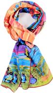 salutto women scarves paintedlotus scarf women's accessories for scarves & wraps logo