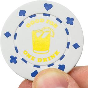 img 2 attached to Brybelly White Drink Token Poker