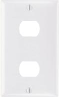 🔌 legrand-pass &amp; seymour k2w plastic despard opening wall plate - two horizontal openings per gang with mounting straps logo