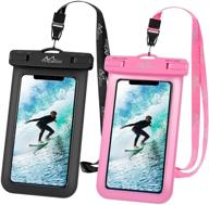 📱 moko waterproof phone pouch holder [2 pack]: underwater phone case dry bag with lanyard for iphone 13/13 pro max, iphone 12/12 pro max, samsung s21/s10 - waterproof protection for your valuable devices! logo