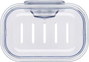 img 2 attached to 🛁 Enhance Your Bathroom Organization with the OXO Good Grips Suction Soap Dish