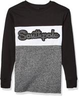 👕 black chenille sleeve southpole clothing for small boys logo