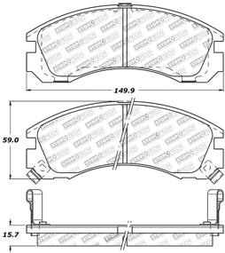 img 1 attached to Улучшите тормозное действие с помощью колодок StopTech 309.05300 Sport Brake Pads + Shims & Hardware 🏎️