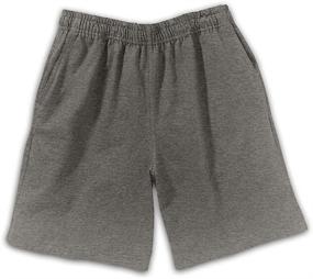 img 1 attached to 🩳 Hanes Boys Jersey Shorts - D202 | Boys' Clothing