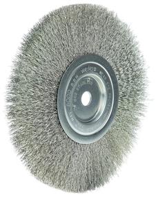 img 2 attached to 🪀 Weiler 01795 Stainless Steel Crimped Wheel: Achieve Superior Finishing Results with Precision