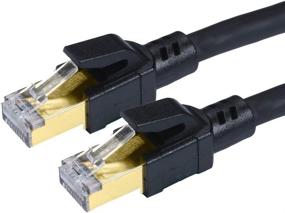 img 2 attached to 🔒 Shielded 2-Pack 10Ft Kablink Cat 8 Ethernet Cable for Enhanced Connectivity