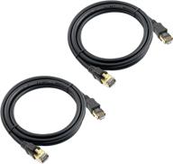 🔒 shielded 2-pack 10ft kablink cat 8 ethernet cable for enhanced connectivity логотип